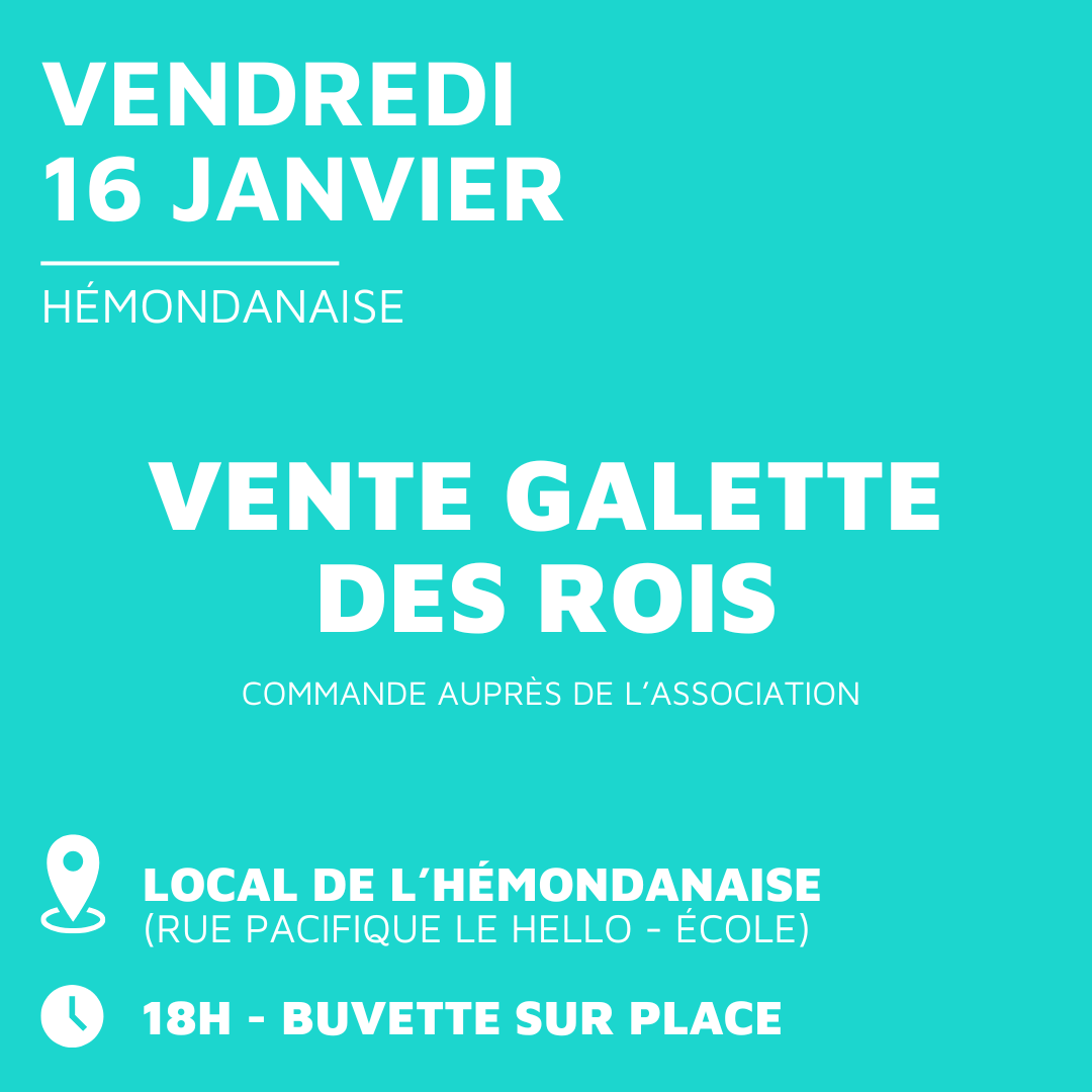 Vente Galette des Rois