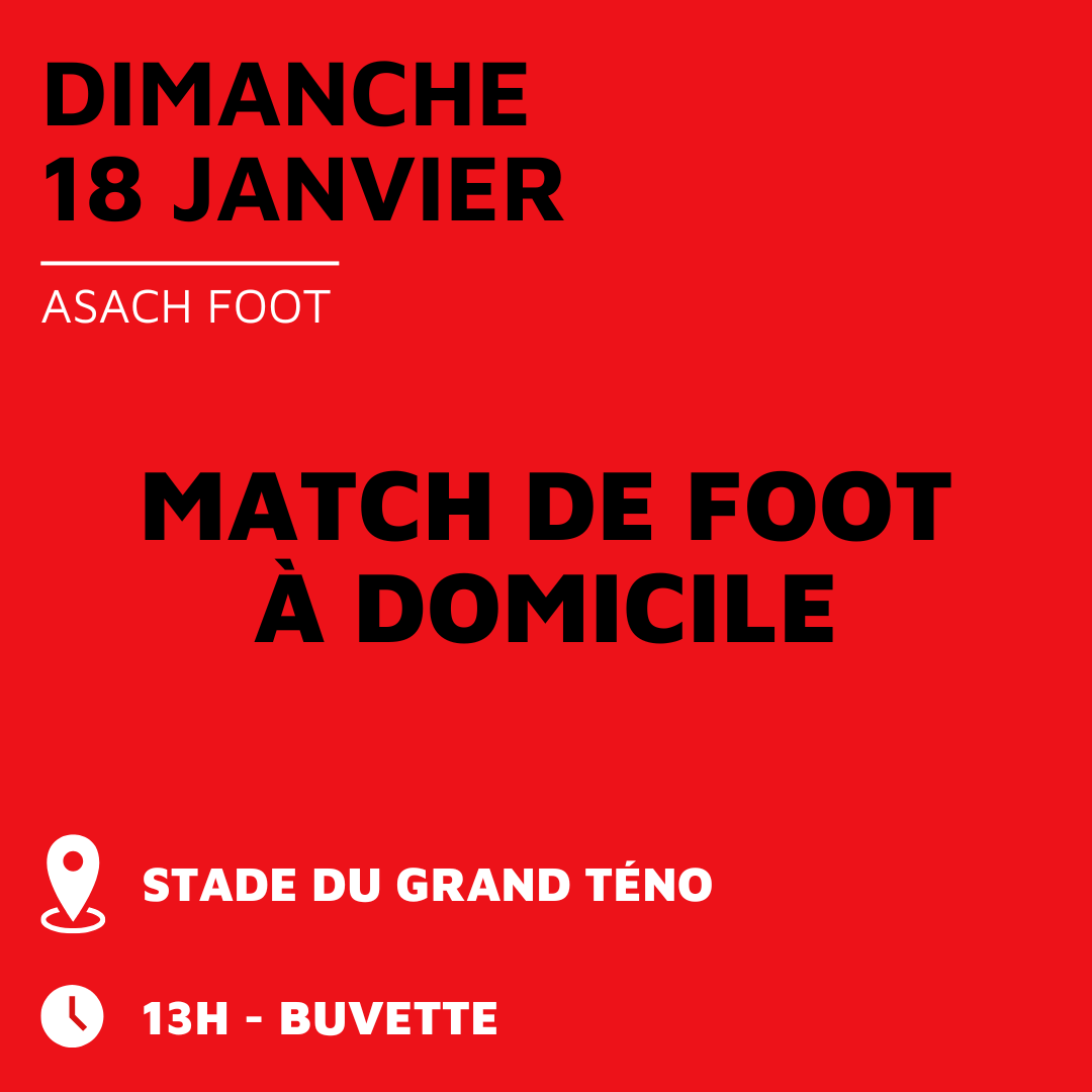 Match de Foot à domicile
