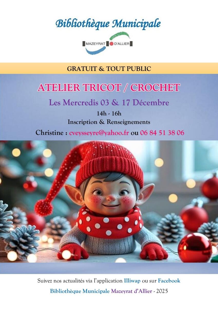 Atelier Tricot - crochet