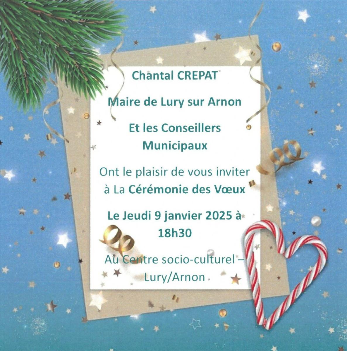 INVITATION VOEUX 2025