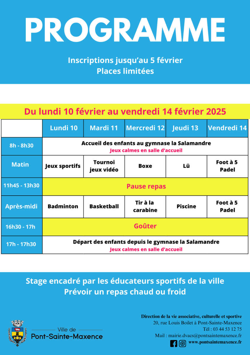 Stage sportif