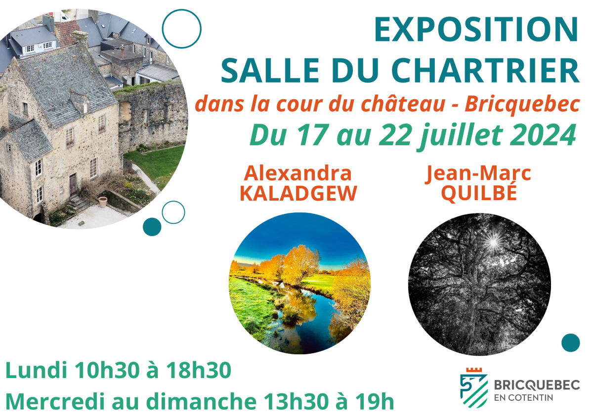 EXPOSITION SALLE DU CHARTRIER - Alexandra KALADGEW et Jean-Marc QUILBE