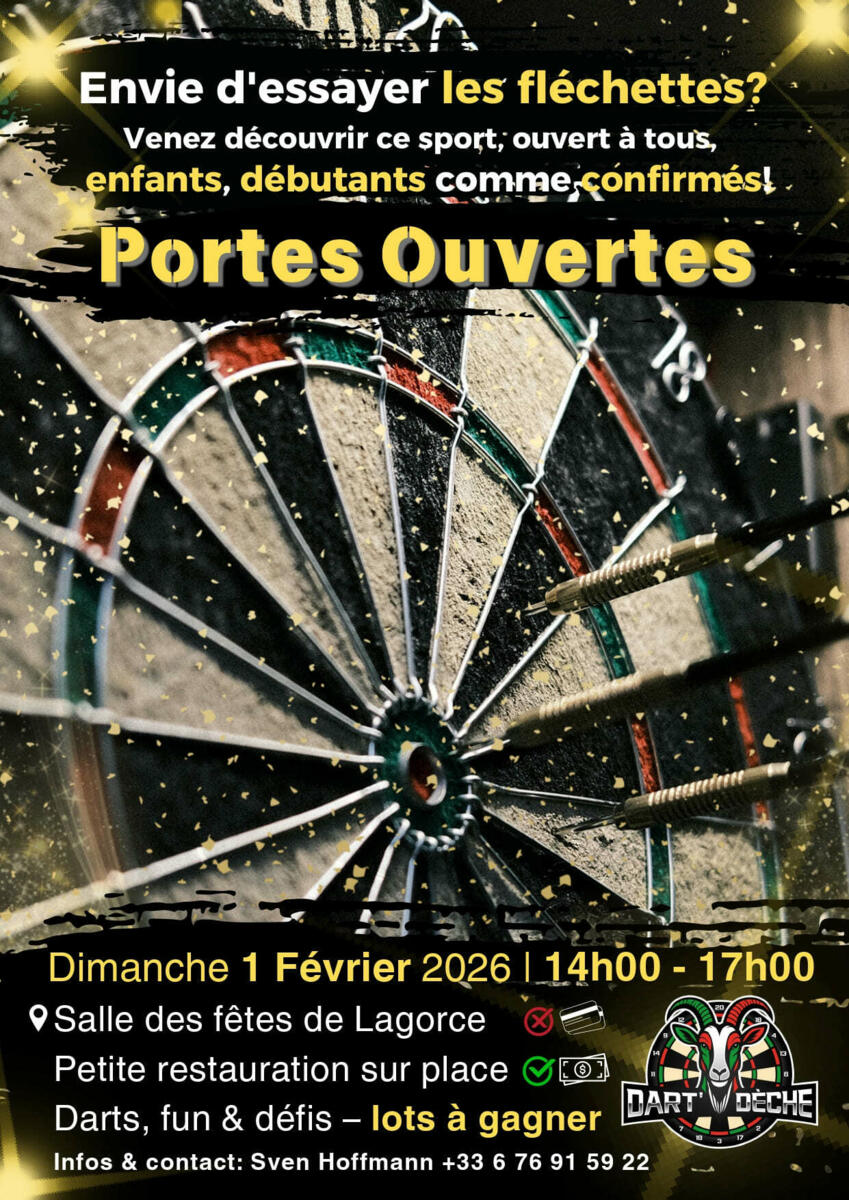 Portes ouvertes - Fléchettes