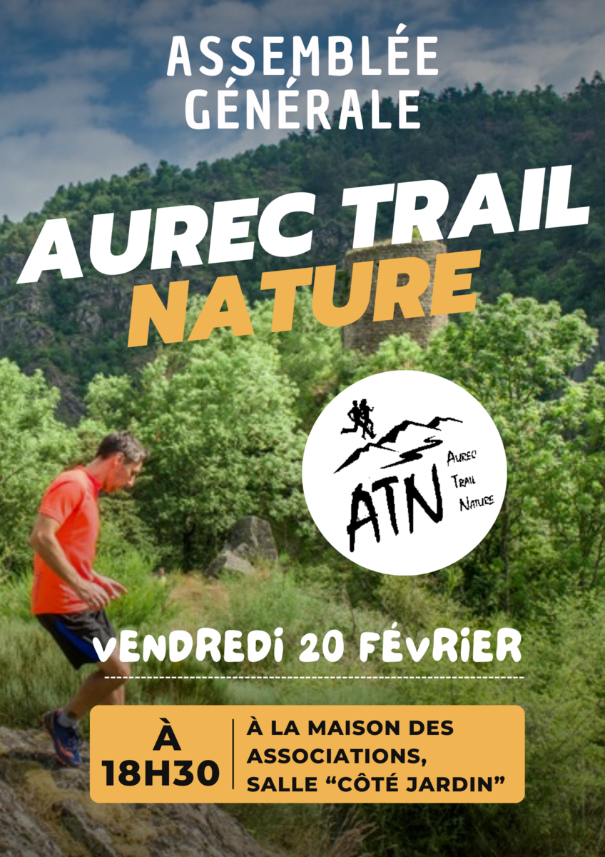 🏃‍♂️🌿 Assemblée générale – Aurec Trail Nature 🌿🏃‍♀️