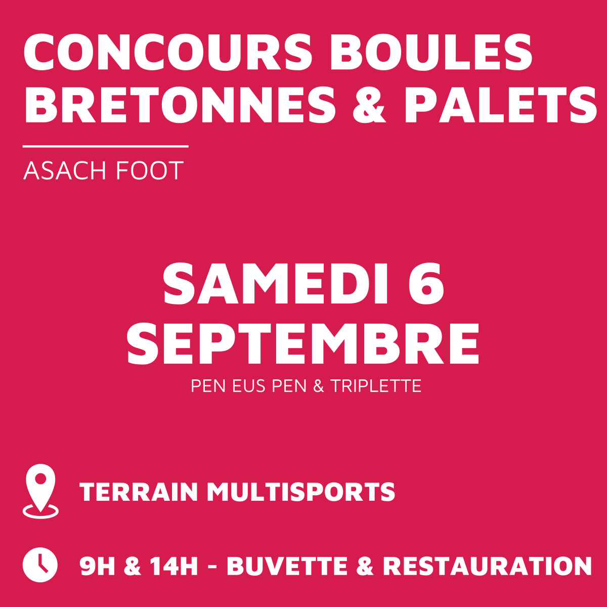 Boules Bretonnes & Palets - ASACH Foot