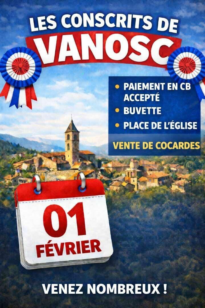 les conscrits : vente de cocardes