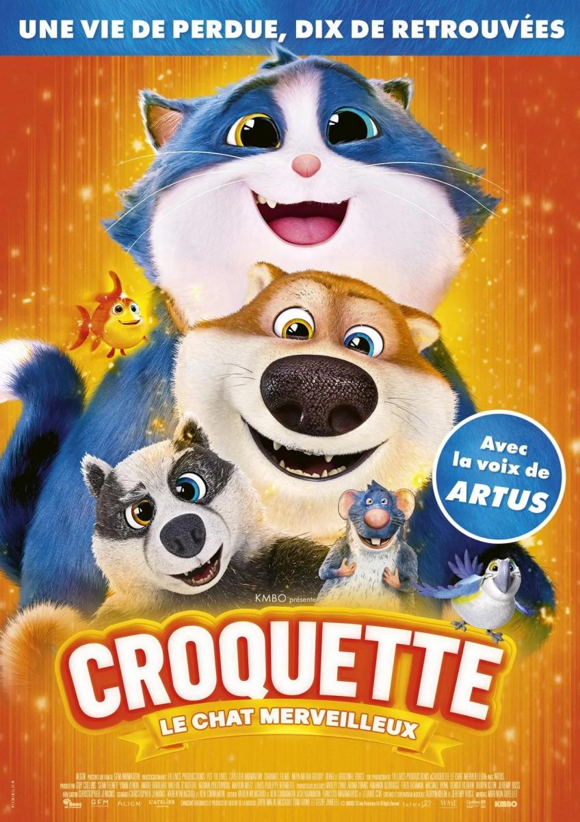 séance de cinéma croquette le chat merveilleux