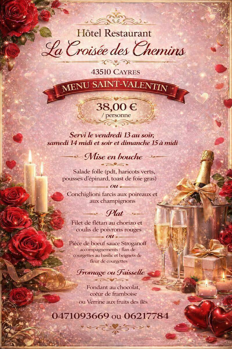 REPAS SAINT VALENTIN - CAYRES