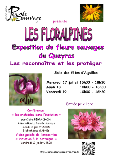les Floralpines – Conférence "Les orchidées dans l'évolution" à la bibliothèque