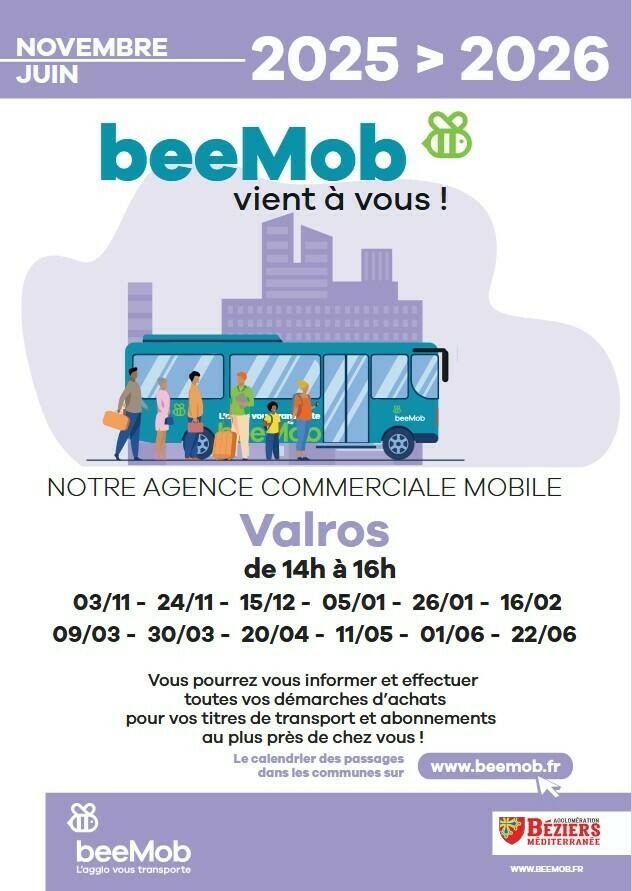 Permanence transports Béziers Méditerranée