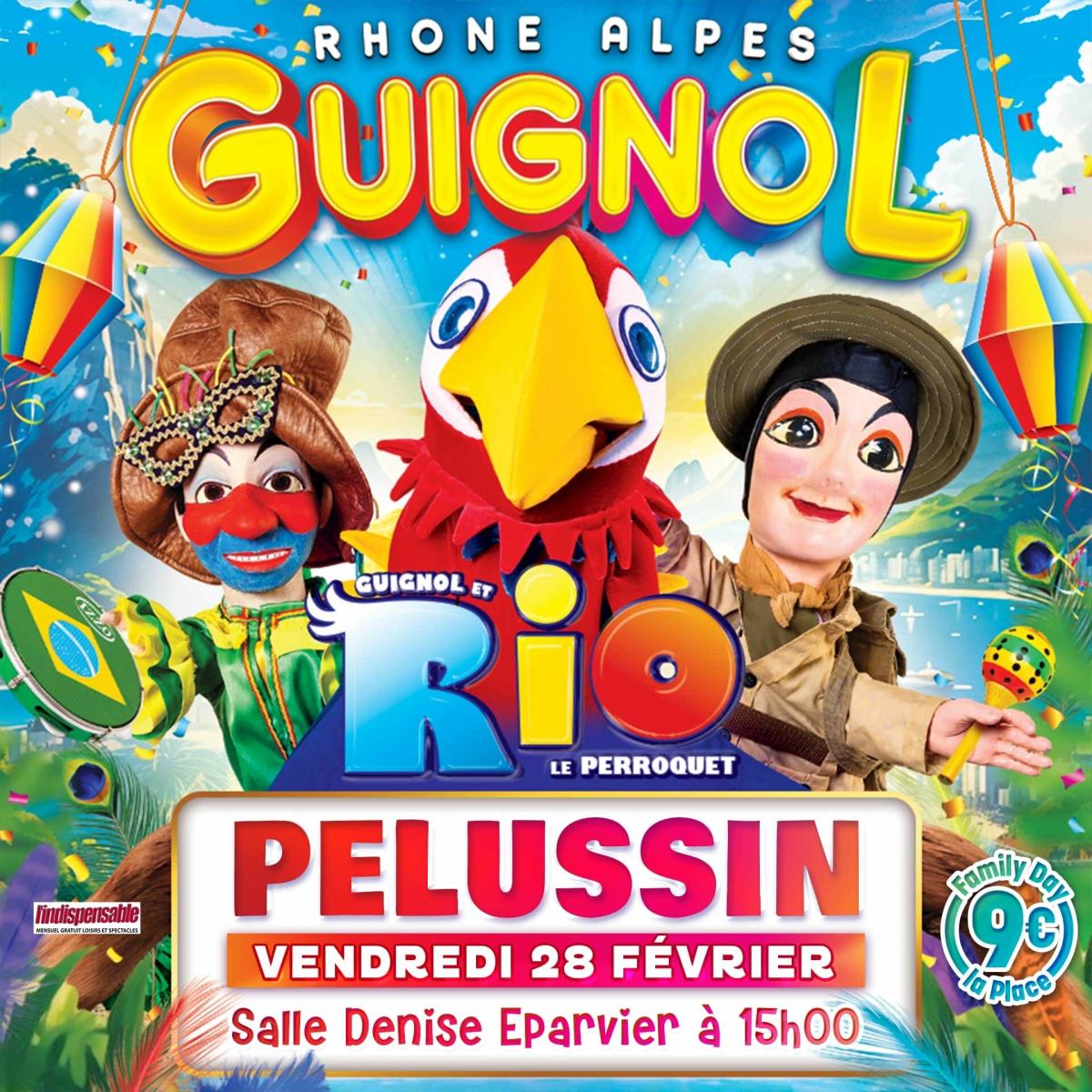 Spectacle Guignol et Rio le majestueux perroquet