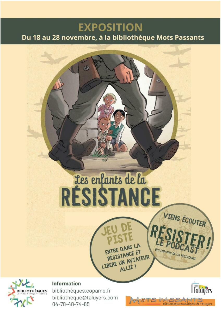 #EXPOSITION Les enfants de la RESISTANCE