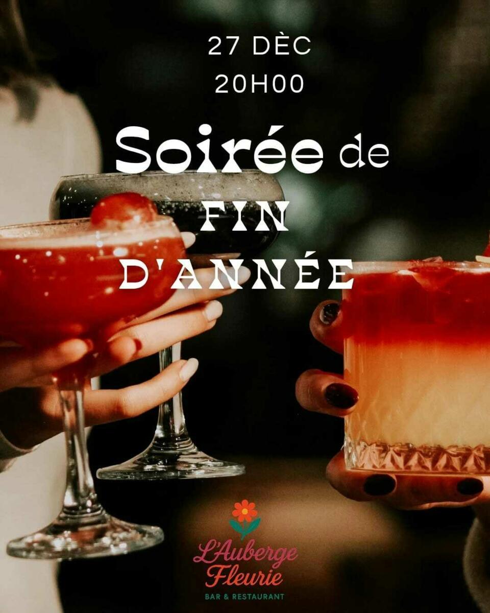 Soirée de fin d’année Auberge Fleurie