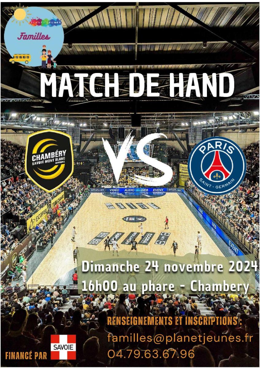 Match de handball - Planet'Jeunes 🤾