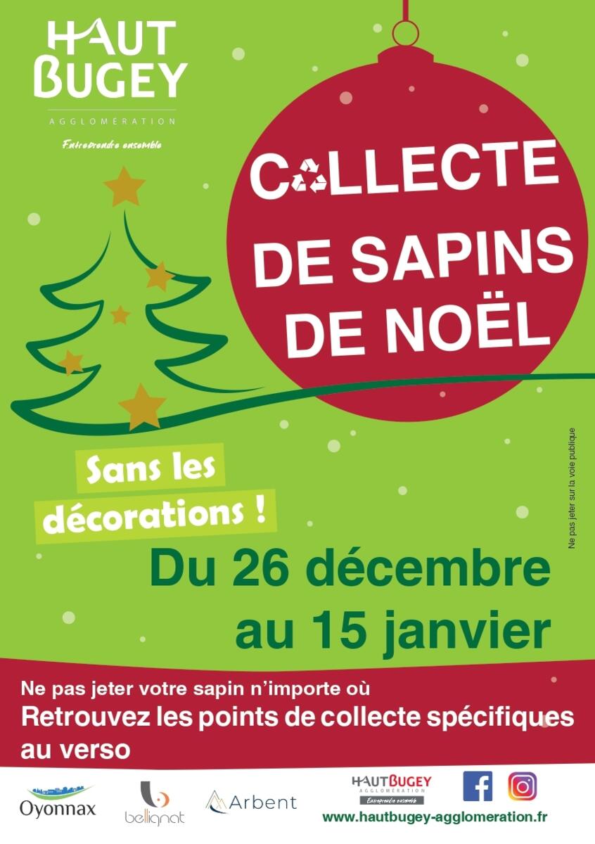 Collecte des sapins