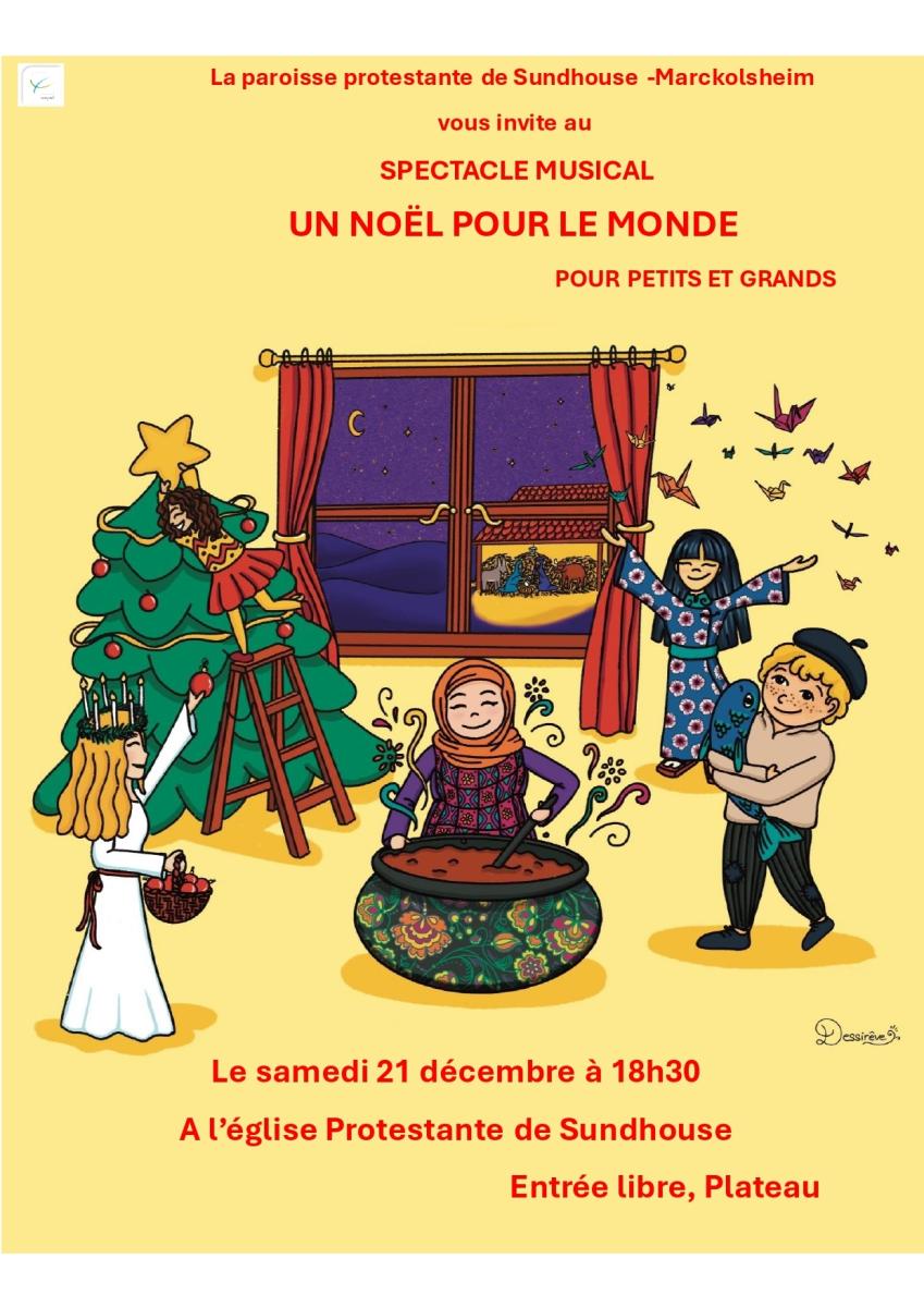 Spectacle musical : un noël pour tout le monde - SUNDHOUSE