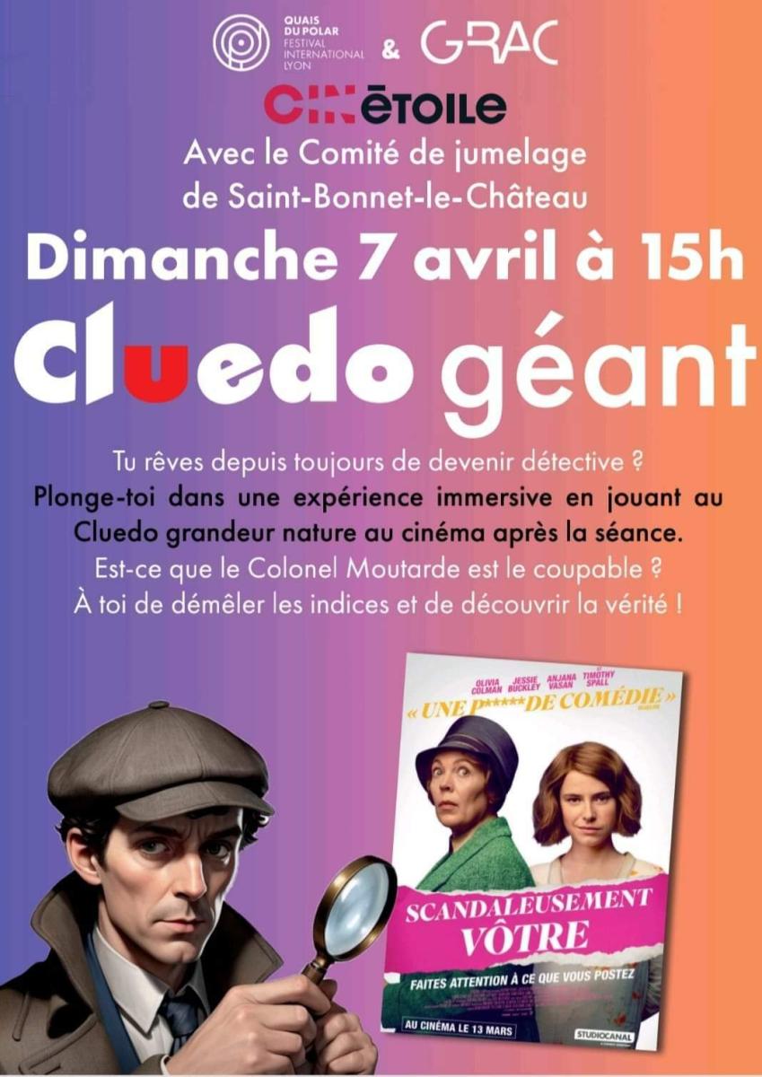 Ciné Cluedo géant à Cinétoile
