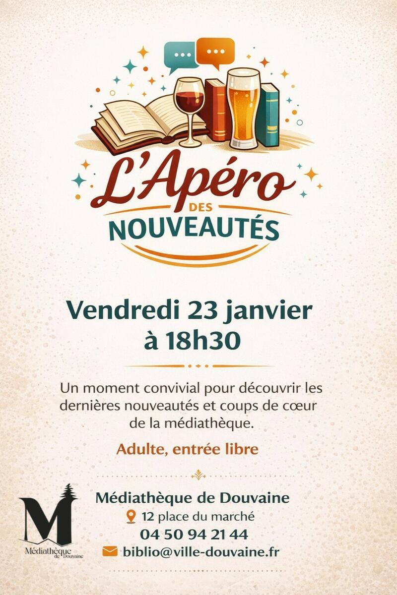 L'apéro des nouveautés