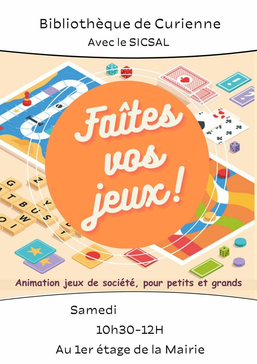 Jeux de société à la bibliothèque