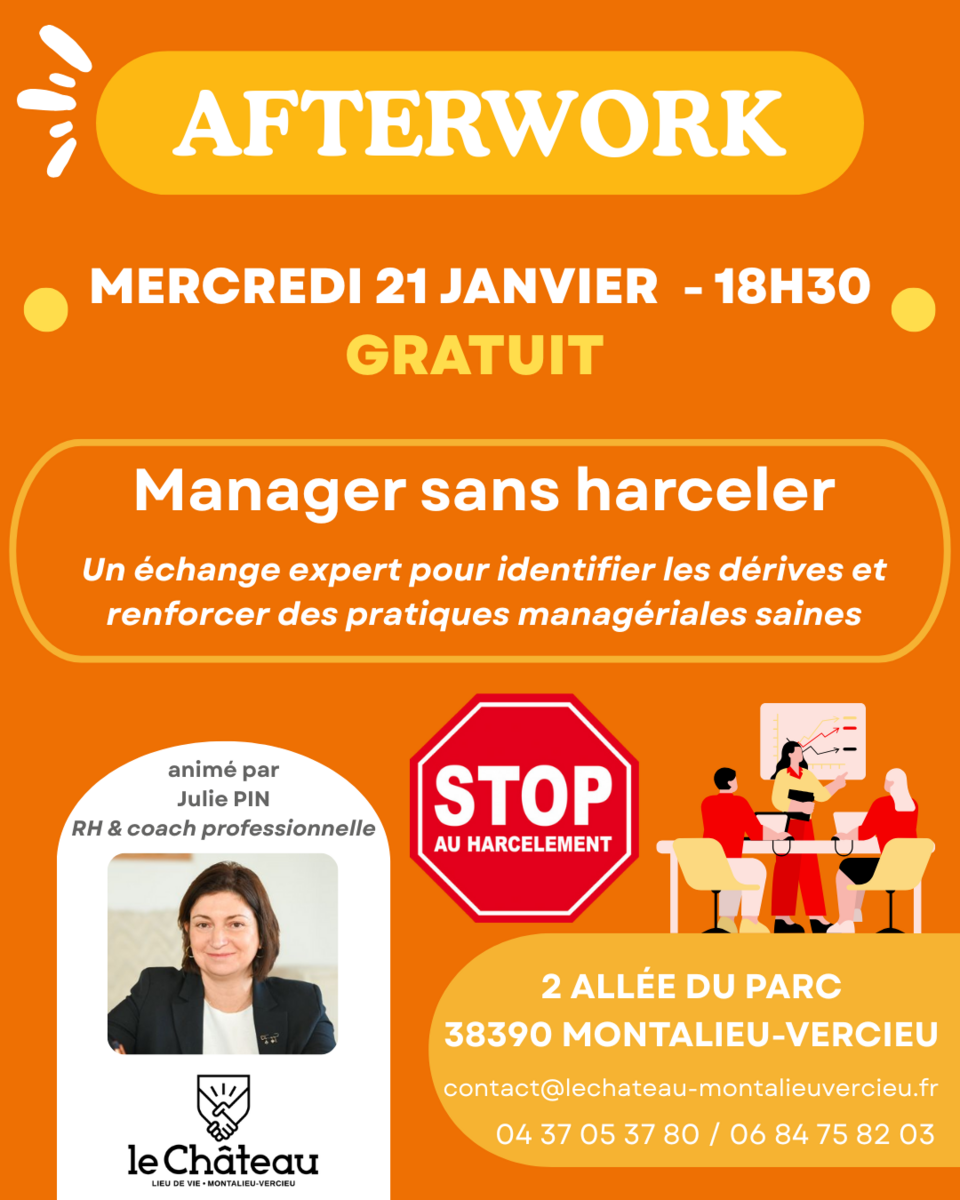 AFTERWORK GRATUIT - Manager sans harceler
