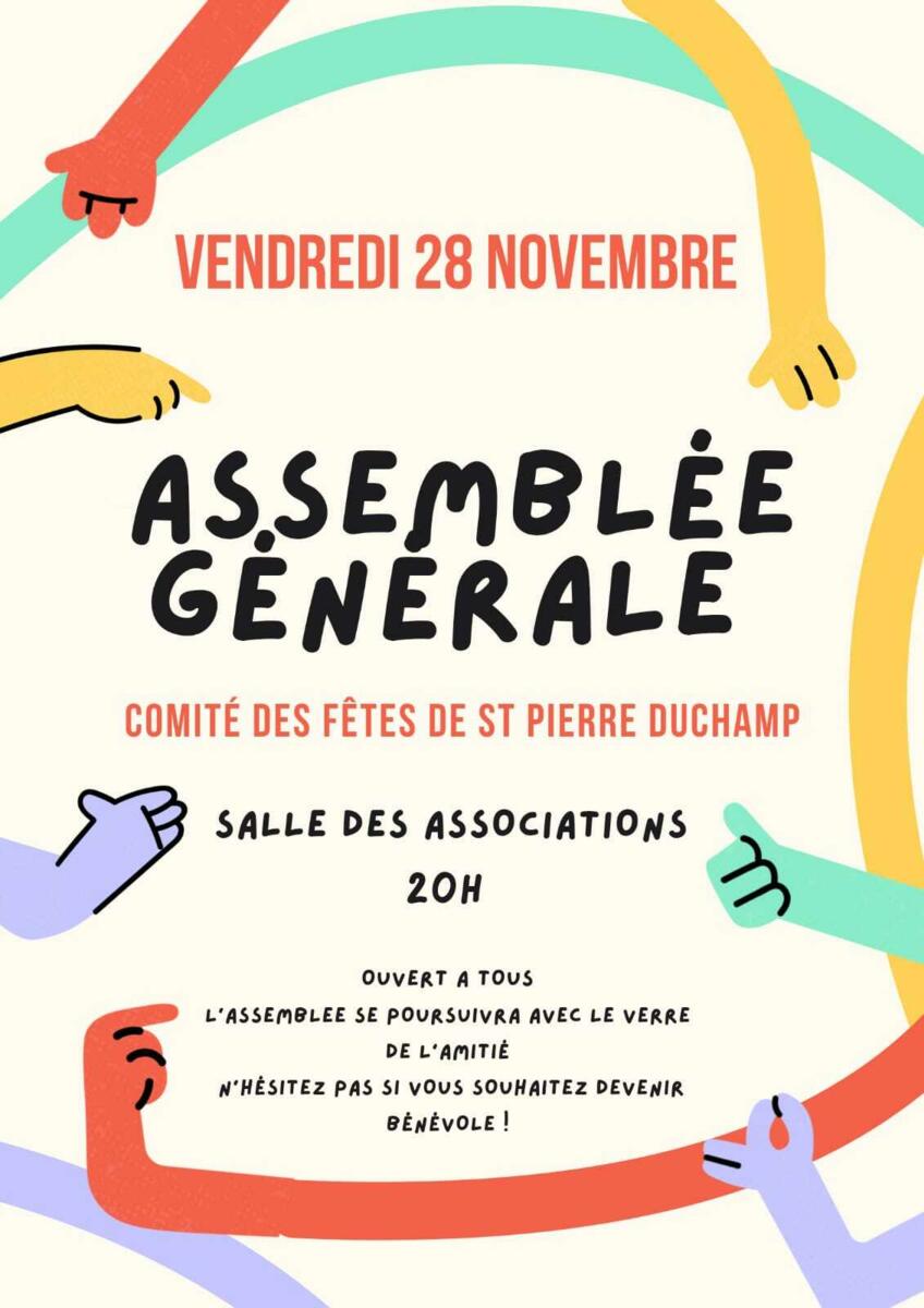 Assemblée Générale du Comité des Fêtes