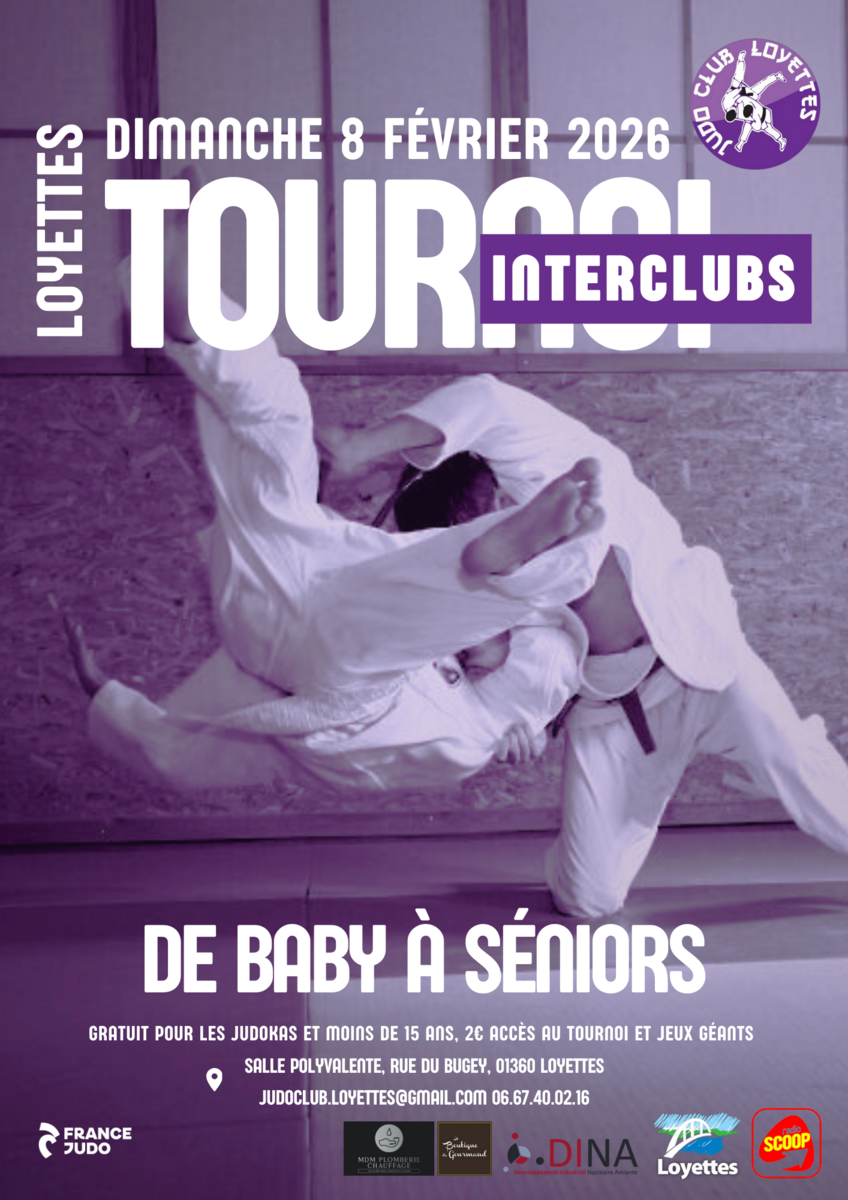 📢 Tournoi Interclubs de Judo 🥋