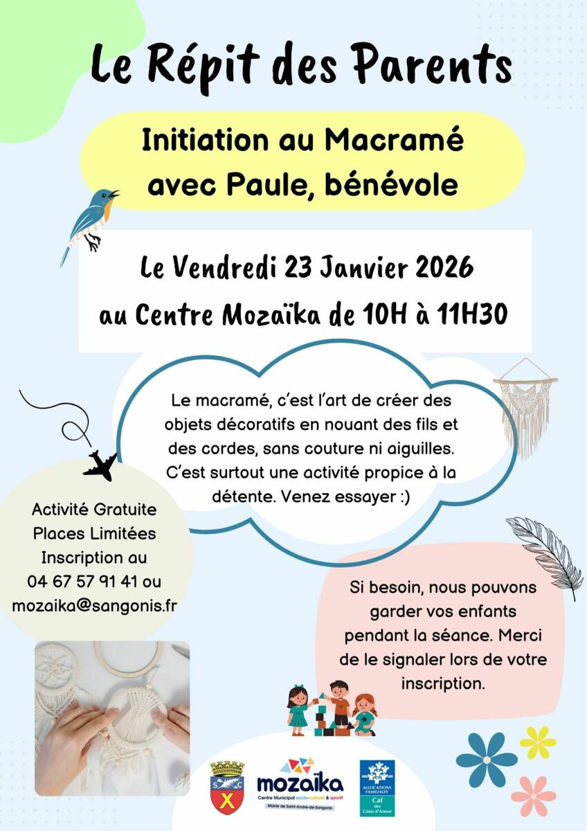 Atelier de répit parental