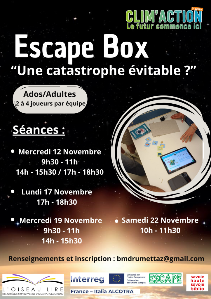Escape Box à la bibliothèque 🔎