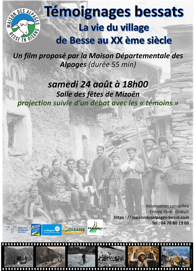 Témoignages Bessats, la vie du village de Besse au XXème siècle