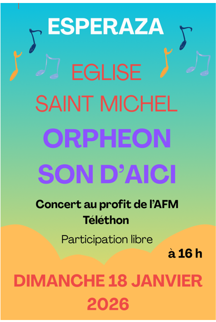 Concert au profit de l'AFM TELETON