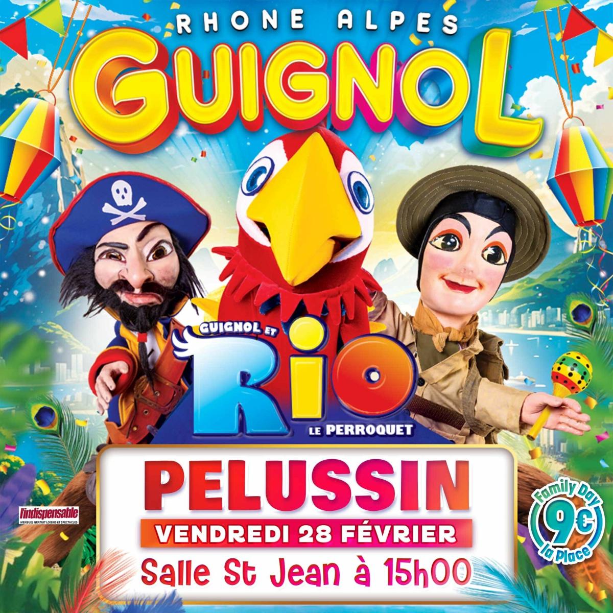 Spectacle Guignol et Rio le majestueux perroquet