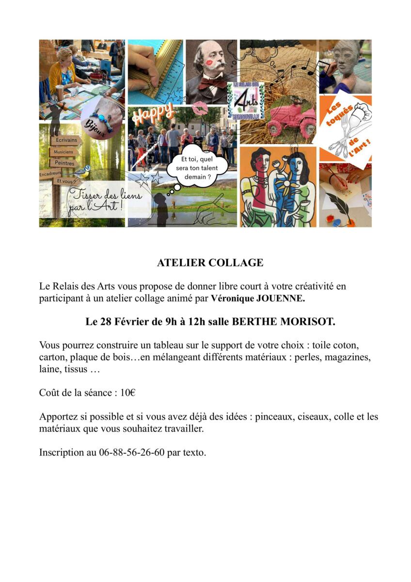 RDA - Atelier collage