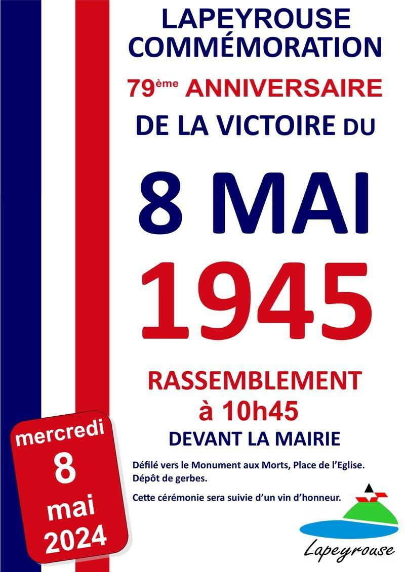 Commémoration du 8 mai 1945.