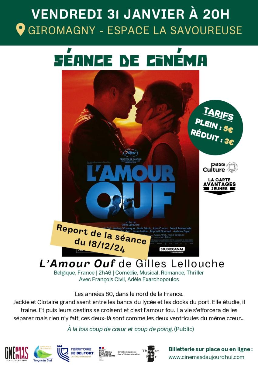 🎬 Ciné Volant reportée - L'AMOUR OUF