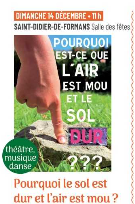 SPECTACLE SAISON CULTURELLE CCDSV