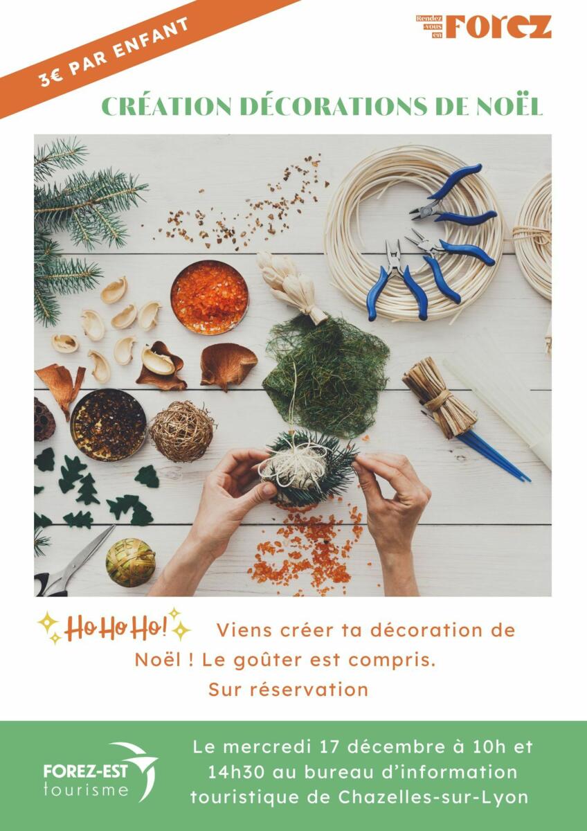 Animation - Création décorations de Noël