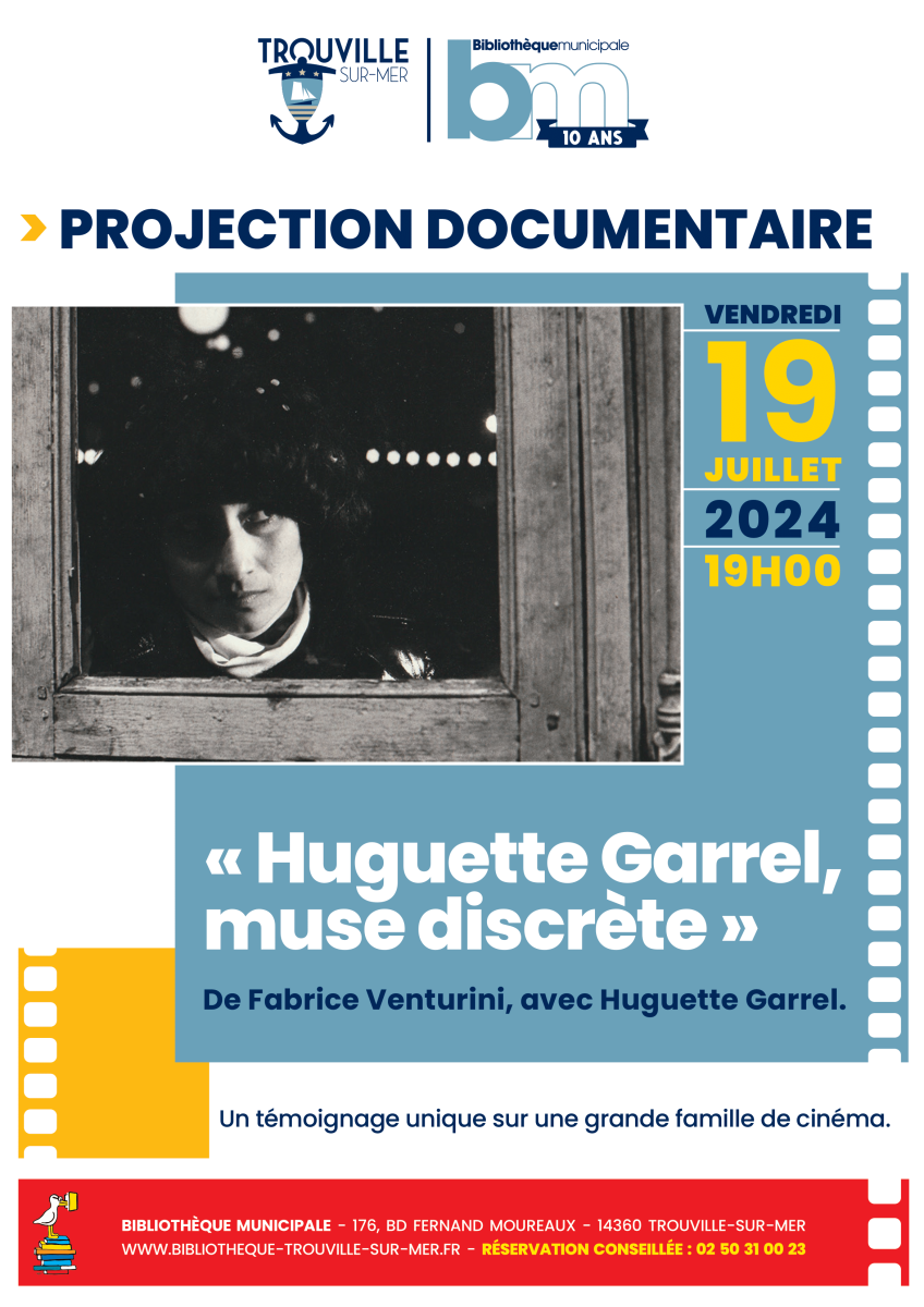 Projection Documentaire : Huguette Garrel, muse discrète"