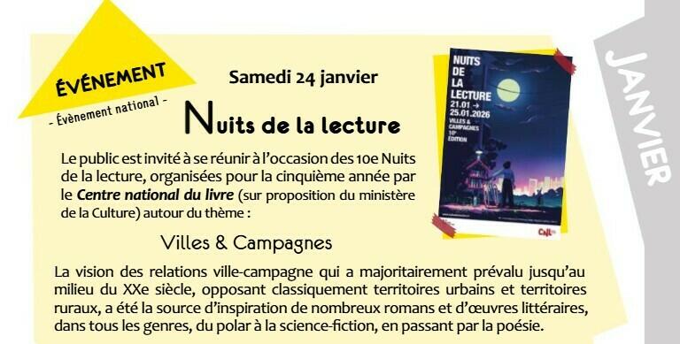 Nuits de la lecture