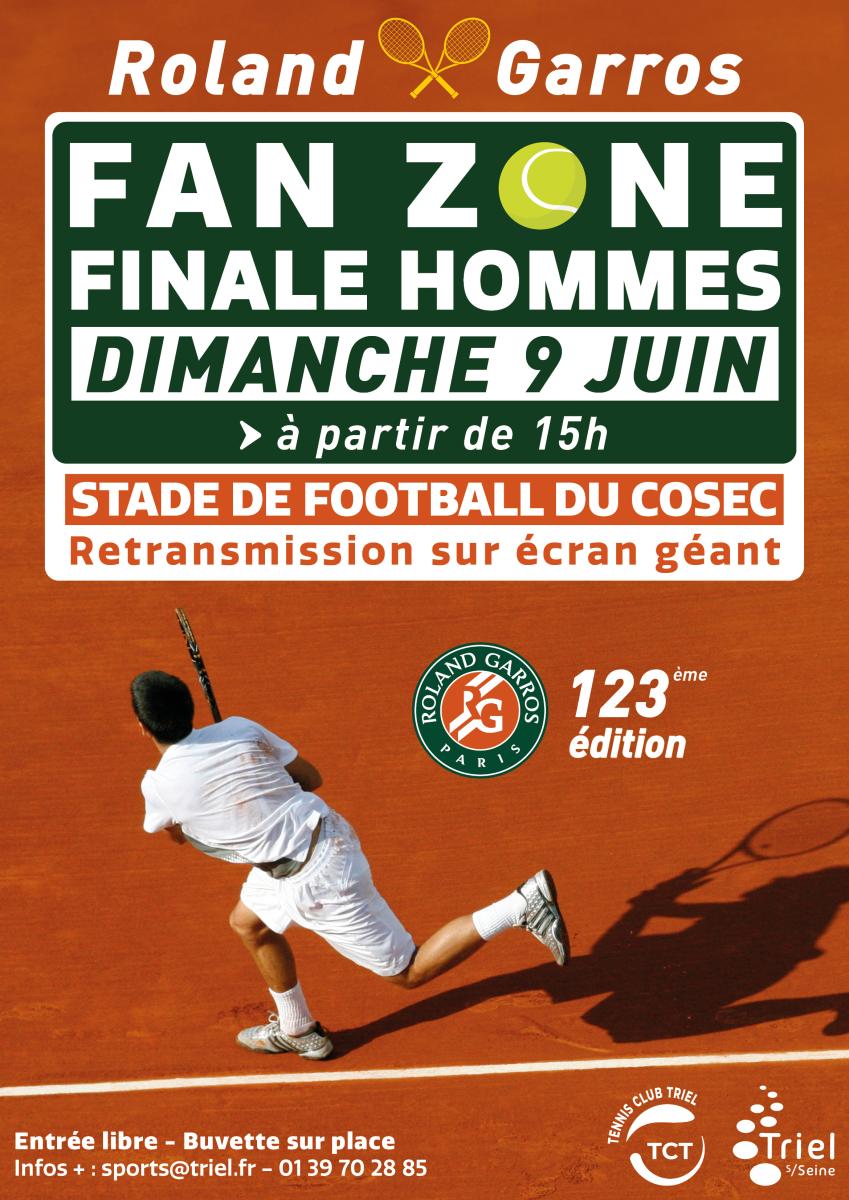 Fan zone Roland Garros (finale hommes) 🎾