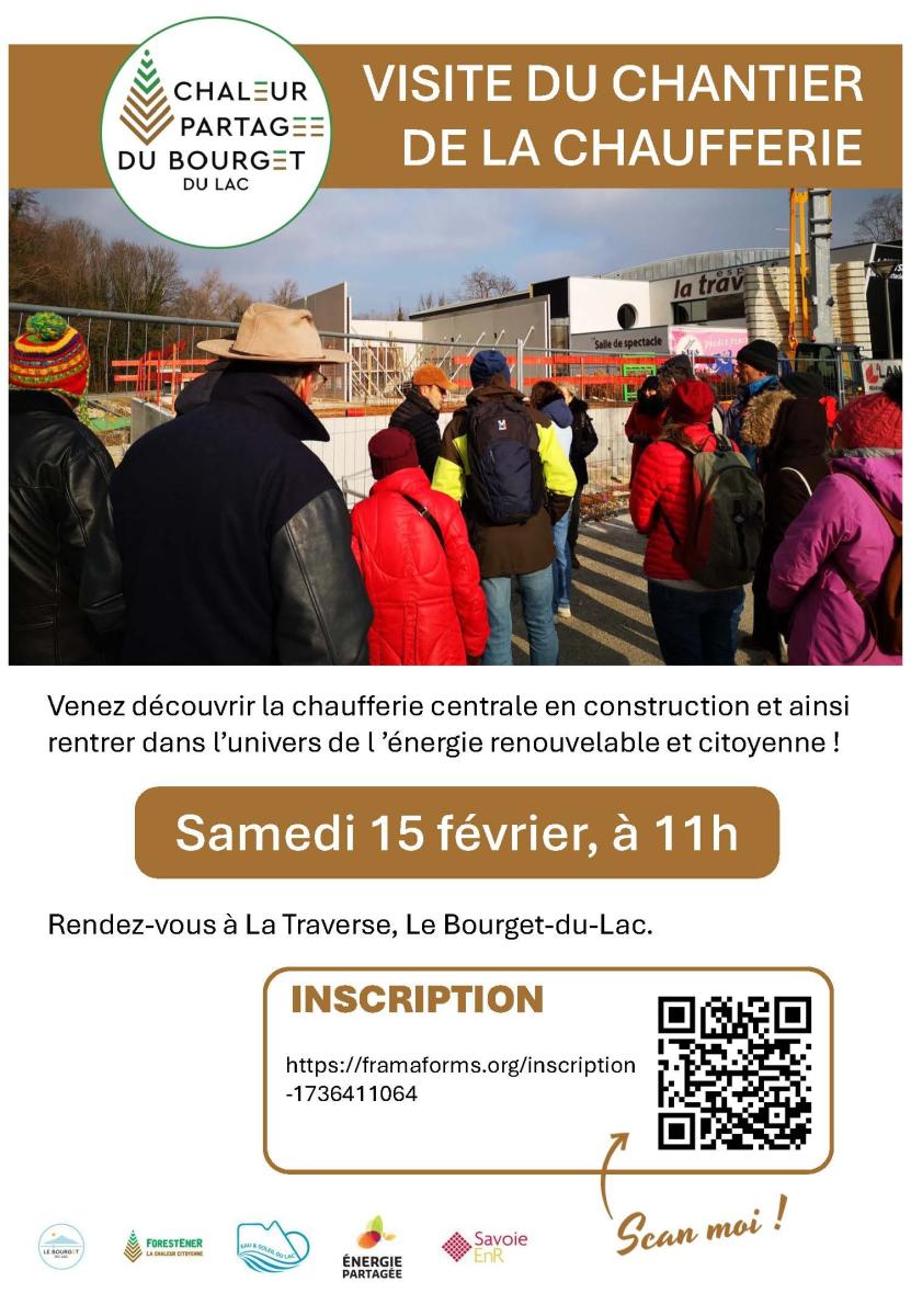 Visite du chantier de la Chaufferie