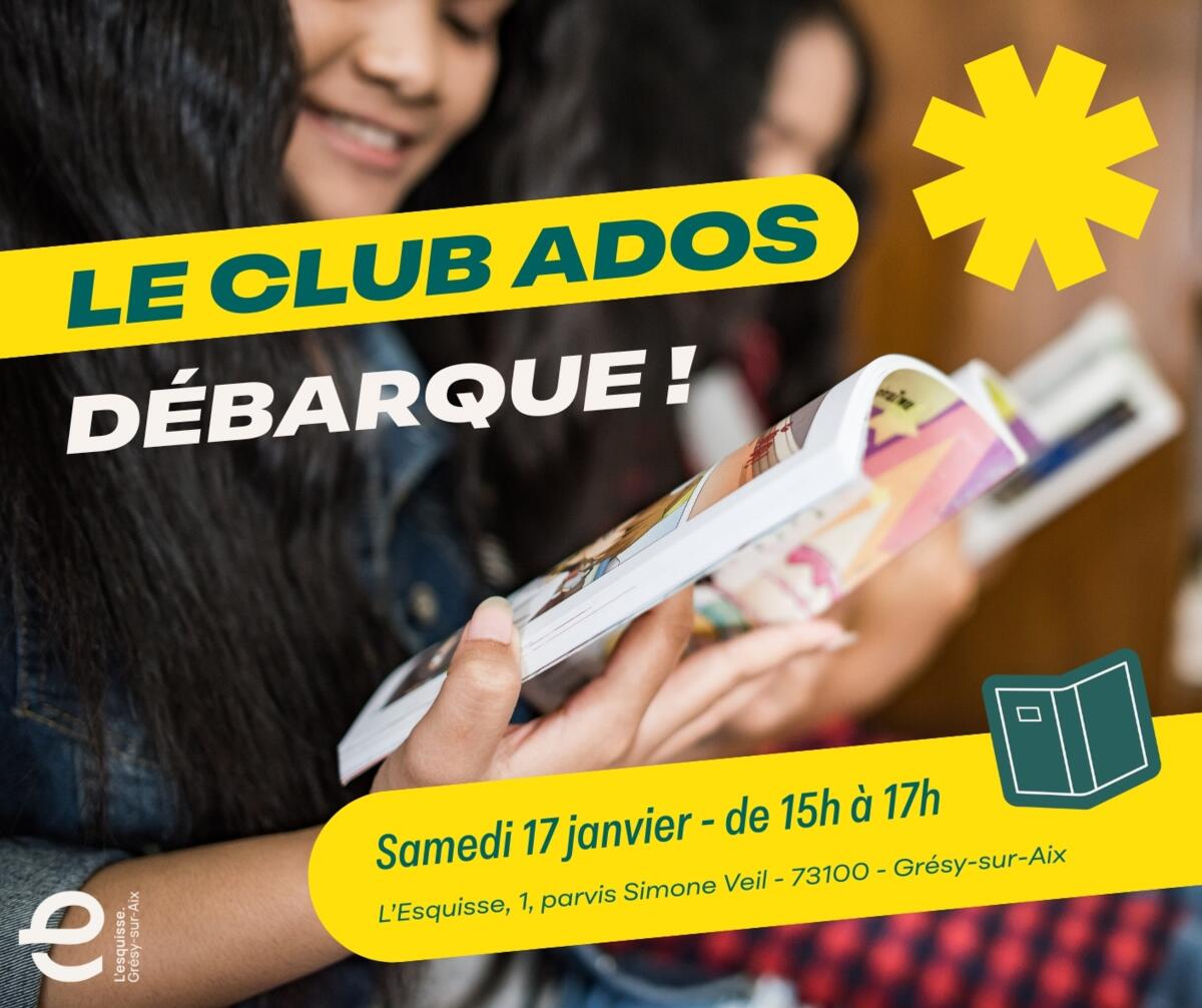Le club ados débarque ! 🚀