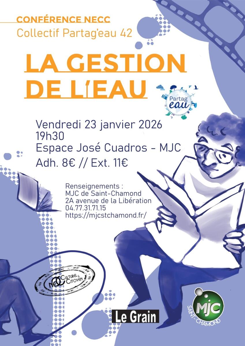 Conférence - La gestion de l'eau (MJC)