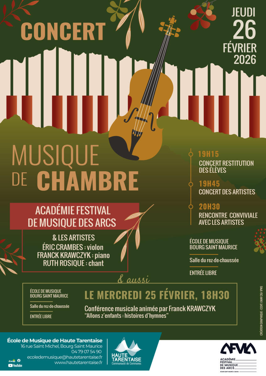 Conférence musicale - Académie Festival de Musique des Arcs