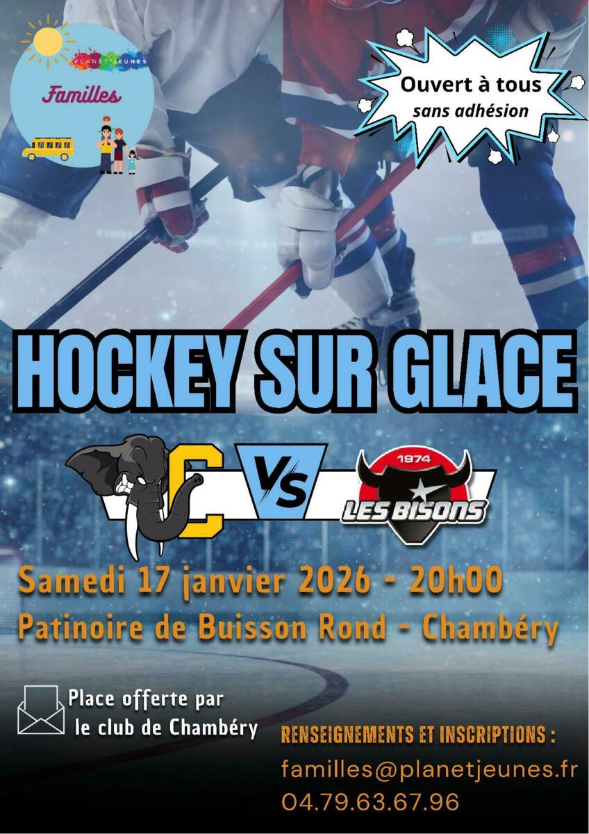 Hockey sur glace avec Planet'Jeunes 🏒