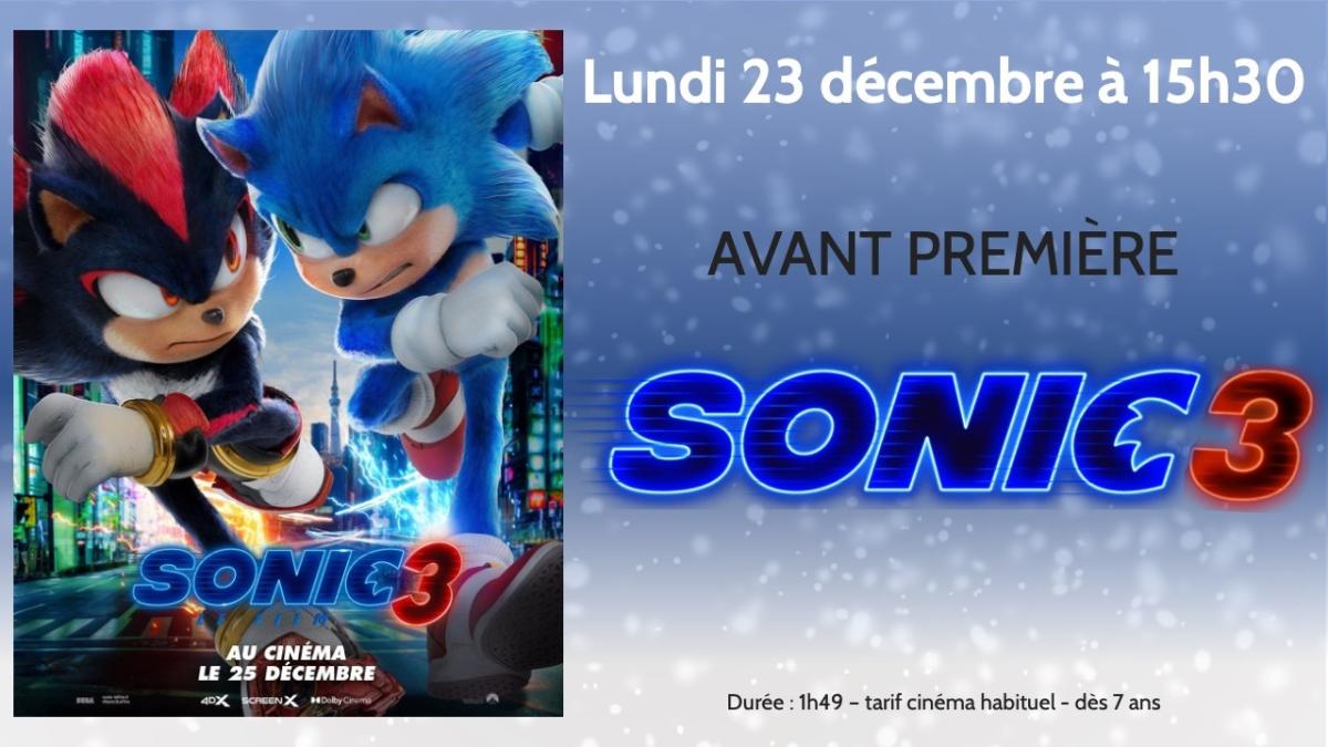 AVANT PREMIERE 🤩🎬💥 SONIC 3 🤩🎬💥