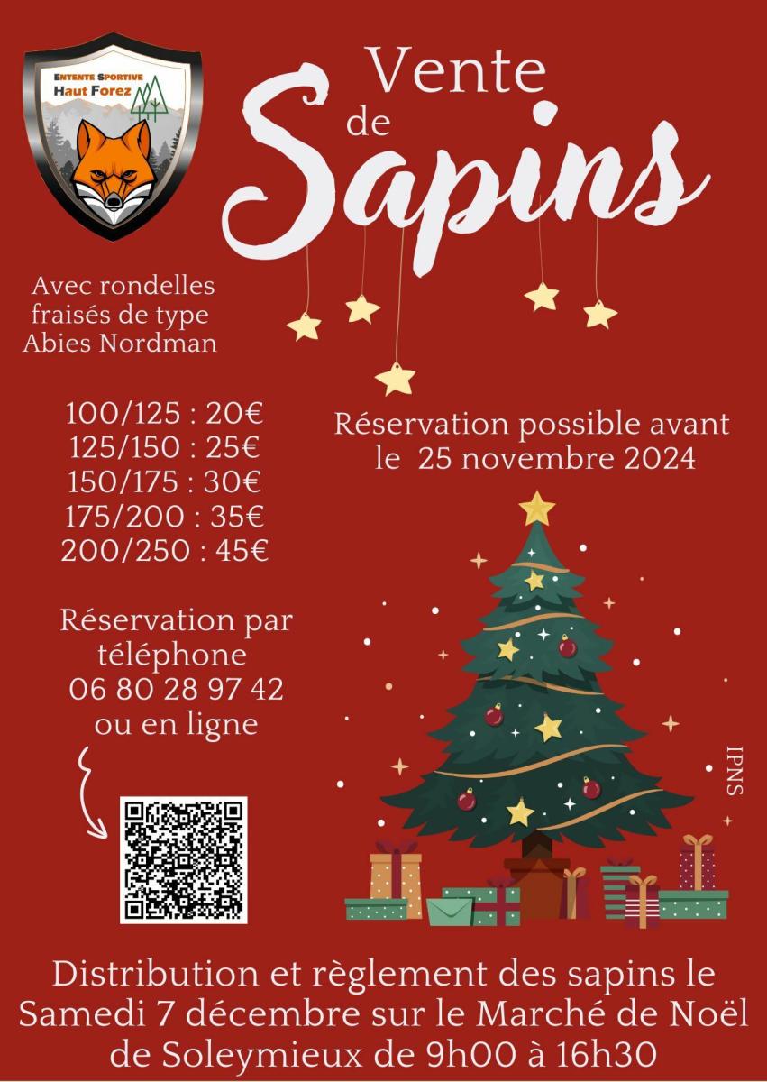 Vente de Sapins