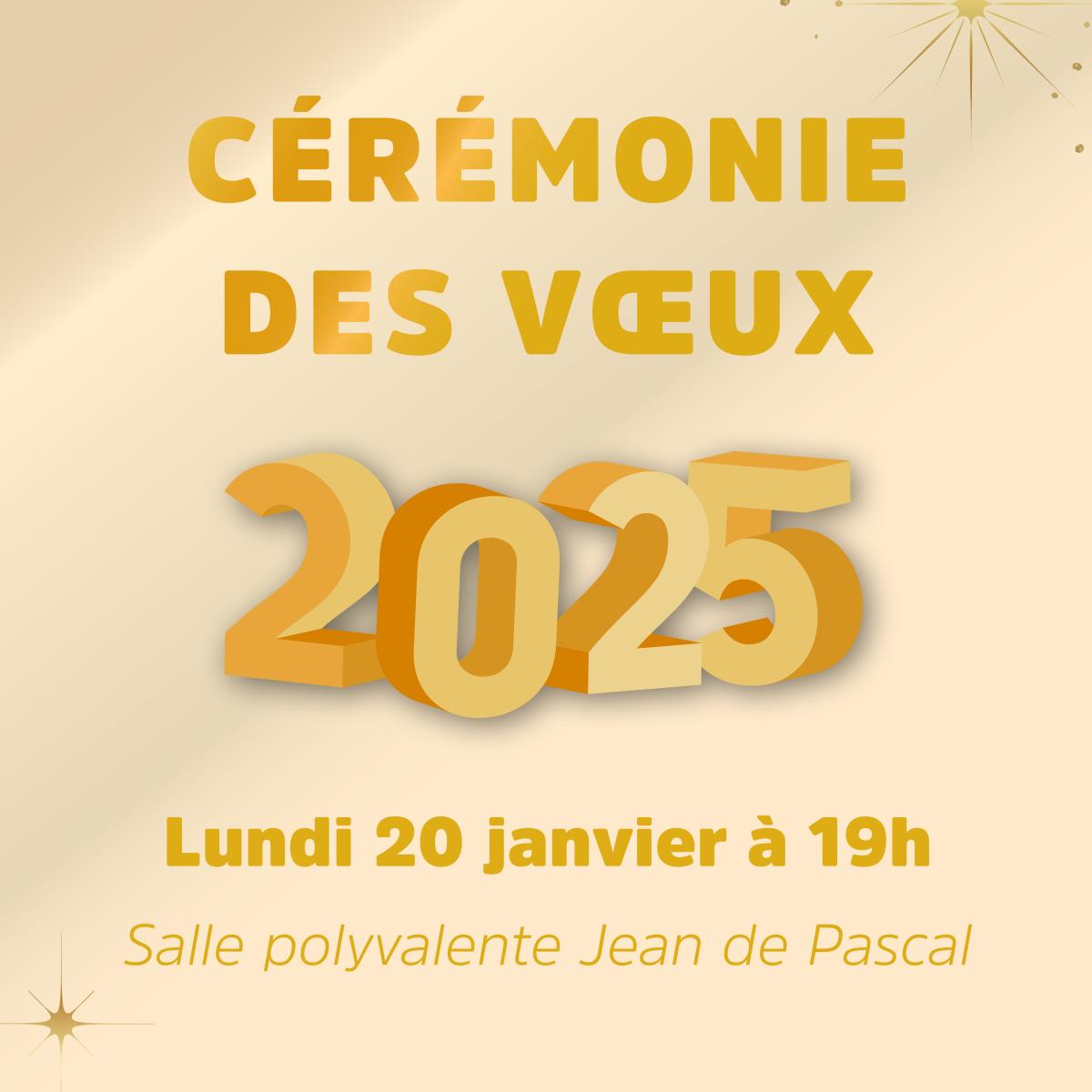 Cérémonie des vœux 2025