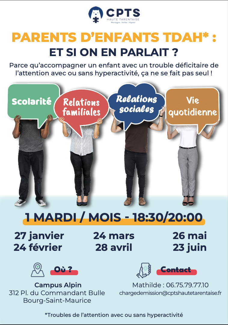 GROUPE DE PAROLE ENFANTS TDAH