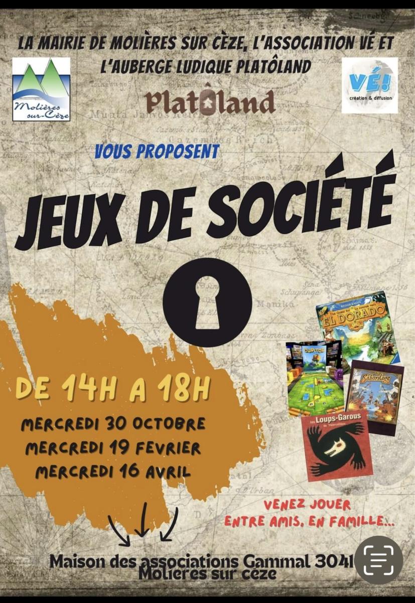 Après midi jeux de société