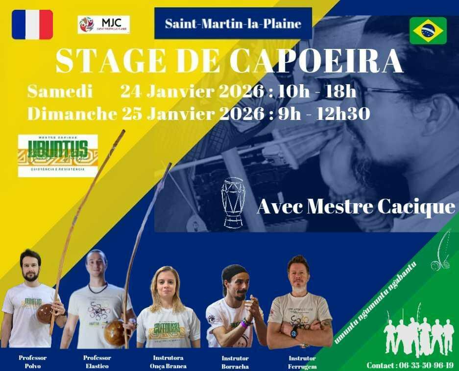 Stage de Capoeira - Week-end 24 & 25 janvier
